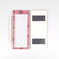 Magnetic strawberry todo notepad with daily task list and matching white ballpoint pen - New Strawberry