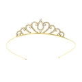 Herz-Scroll-Hohl-Goldene Krone (Stil 58)