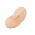 Interlocking circular wooden geometric blocks for infant teething and sensory play - Interlocking Discs
