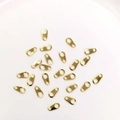 Placas de conexión de cobre chapadas en oro de 14k para creación de joyas DIY - Oro de 18k Color Preservado