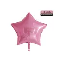 10-inch star-shaped aluminum foil balloon in metallic pearlescent pink for celebrations - 10-inch Star Pearl Pink