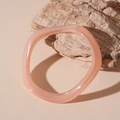 Pink Acrylic Geometric Bangle