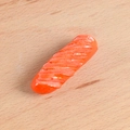 Modello di mini salsiccia alla griglia in PVC con dettagli realistici e tagli - Hot Dog Arrostito Taglio a Fiore - Solo Modello / Lunghezza circa 5,7 cm