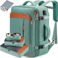Reise Laptop Rucksack Set Wasserdicht Große Kapazität Business Rucksack mit Packtaschen - Grün Rucksack Set (8092#)