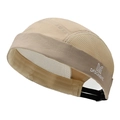 Breathable khaki quick-dry miki hat with mesh panels and adjustable back strap - Adjustable / Khaki