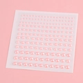 Adesivi di perle rosa in varie dimensioni per decorazione di capelli e nail art - Perla Rosa / 165 pezzi (3/4/5/6mm)