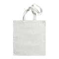 Minimalist large white canvas tote bag with sturdy handles for daily shopping use - 00-Blank Style
