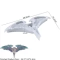 Molde de silicona de cráneo de cuervo 3D con alas para decoración de pared en resina - Buitre
