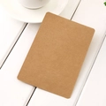 Rectangular blank 300g kraft paper card on a white wooden surface with ceramic decor - Large Card