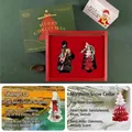 Christmas scented candle gift set with Pine Forest and Cedarwood tree designs - Shangri-La Special Edition Gift Set