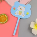 Cartoon ballpoint pen featuring a blue bear fan design for students and office - Dessert Bear Rabbit Blue