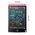 Pink 8.5-inch color LCD writing tablet for kids with stylus and rainbow doodle screen - 8.5 Inch Color Screen / Pink