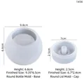 Moule en silicone pour bouteille de lotion cylindrique pour distributeur de savon DIY - Rond Classique - Moule Flacon Lotion