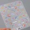 Adesivi per unghie con fuochi d'artificio colorati TS-3461 con motivi a rilievo - Fuochi d'Artificio Colorati (TS-3461)