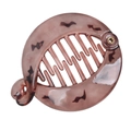 Translucent grayish-purple banana hair clip with dark tortoiseshell pattern - Grey Purple Tortoise