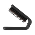 Unbranded Boar Bristle Folding Comb Black
