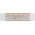 Set di 4 elastici per capelli intrecciati bohémien bianchi e bracciali elastici - Bianco Sporco