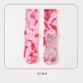 Calze yoga tie-dye rosa e rosse con inserti antiscivolo in silicone sulla suola - 37-41 / 03-Rosso