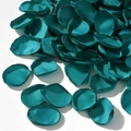 Deep blue silk rose petals with singed edges for wedding and party decorations - Blue Dark Edge (45)