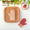 Cartoon Christmas mitten cookie stamp with 6x8.5cm acrylic mold for DIY baking - Gloves Stamp