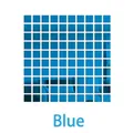 Blue square mirror mosaic tiles self-adhesive acrylic wall stickers for home decoration - Blue