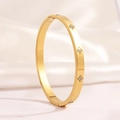 【32】golden Lucky Clover Bracelet