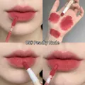 Matte lip clay 05 peach pink shade with sponge applicator for velvet lip finish - 05# Peach Pink