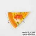 Realistic PU cheese pizza slice model with shrimp and magnet for fridge decoration - Shrimp Pizza