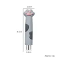 Cat paw magnetic wand tool for cat eye nail polish with grey silicone handle - Cat Claw Handle Gray Magnet