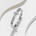 156 Steel-colored Bracelet