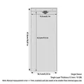 Transparent 4-pocket card holder sleeve with 16.1x47.8cm dimensions and 0.1mm thickness - Hand Banner Horizontal Pages 10 Sheets 109#