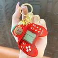 Porte-clés console de jeu Capybara rouge mignon avec clochette dorée pour sacs - Machine De Jeu Kapibala - Rouge