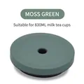 Moss green matte finish 10.1cm straw lid for 830ml bubble tea stainless steel tumbler - Fits 830ML Cups / Moss Green