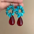 Silver Pin-Blue-Red