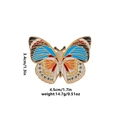 C2392-6 Colorful Enamel Large Butterfly