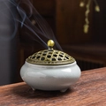 Anti-scald Mesh Lid Crackle Celadon (With Fireproof Cotton)
