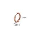 2.5*12mm Rose Gold (Single)
