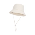 Sombrero de pescador beige acolchado con correa cortavientos y forro térmico de invierno - Beige