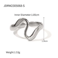 Irregular Wave Style(JDRW2305068-S) Silver