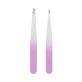 Two-piece professional tweezer set with purple gradient finish and stainless steel tips - Gradient Style / 2PCS / Gradient Purple