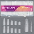 Infografica dettagliata di 240 pezzi di punte per unghie in gel in 12 misure con box - Stile 01 (Modello 001)