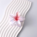 8cm Electroplated White Base With Red Standard