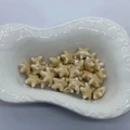 Star-shaped ceramic loose beads in creamy yellow for DIY handmade jewelry crafting - Light Coffee (18#)