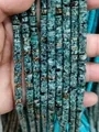 Natural phoenix stone disc beads 3x6mm cylindrical spacer beads for DIY jewelry making - African Pine Stone