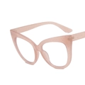 Montatura per occhiali cat-eye champagne scintillante con lenti anti-luce blu chiare - Champagne Scintillante / Lente Chiara