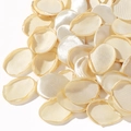 Handmade silk rose petals in cream beige for wedding party decorations - Beige (37)