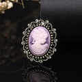 Light Purple Portrait Lace Style (XD7383-5)