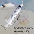 10ml pet feeding syringe with measurement scale and soft tube for newborn kittens - Single 10mL Syringe