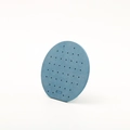 Blue circular earring display organizer with multi-hole design for jewelry storage - Small Round Blue