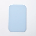 Portable mini light blue makeup mirror with a foldable minimalist rectangular design - Sky Blue